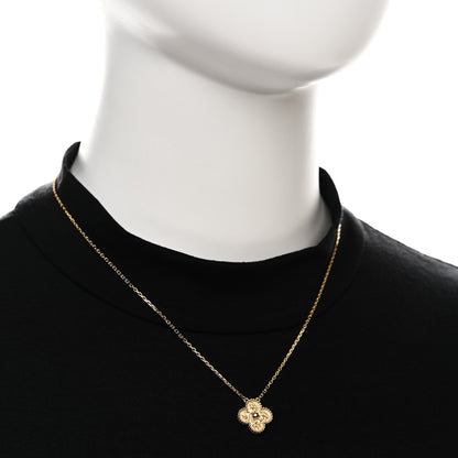 Van Cleef & Arpels 18K Yellow Gold Vintage Alhambra Pendant Necklace 2 of 7