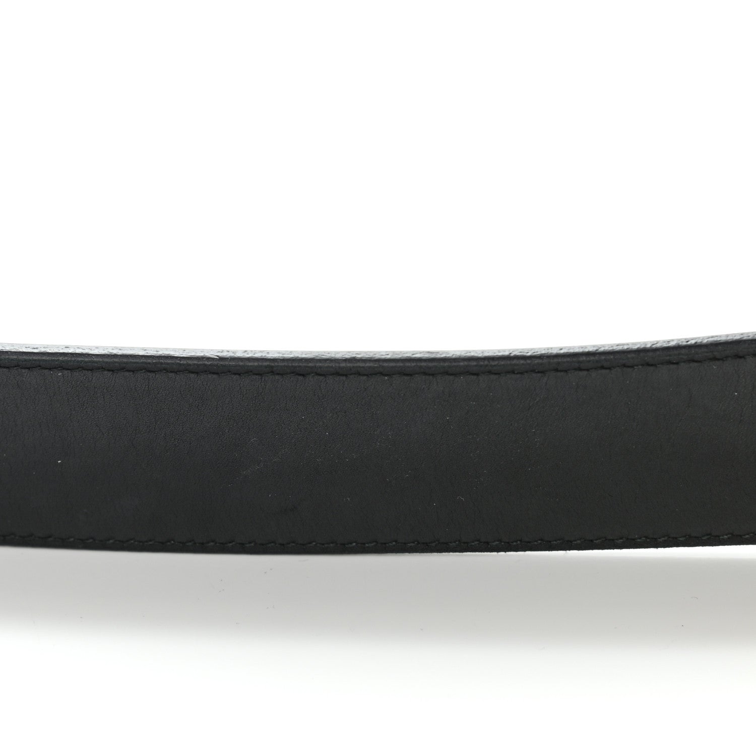 Gucci Moon Calfskin Pearl Double G 40mm Belt 80 32 Black Cream 7 of 8