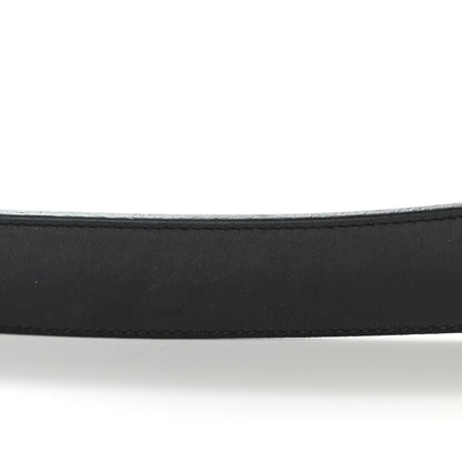 Gucci Moon Calfskin Pearl Double G 40mm Belt 80 32 Black Cream 7 of 8