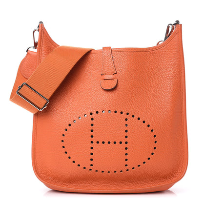 Hermes Taurillon Clemence Evelyne III PM Feu 1 of 13