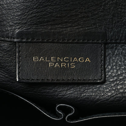 Balenciaga Veau Papier Basket Tote Black 6 of 13