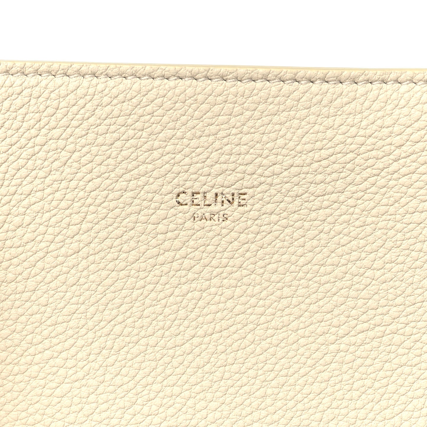 Soft Grained Calfskin Small Belt Cabas Phantom Cream