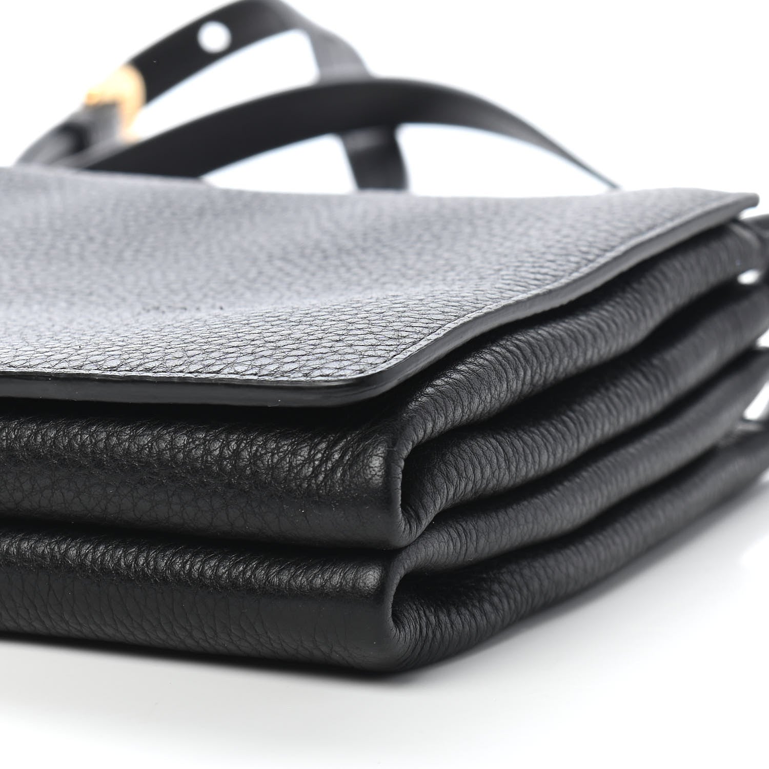 Prada Vitello Daino Crossbody Flap Black 6 of 10