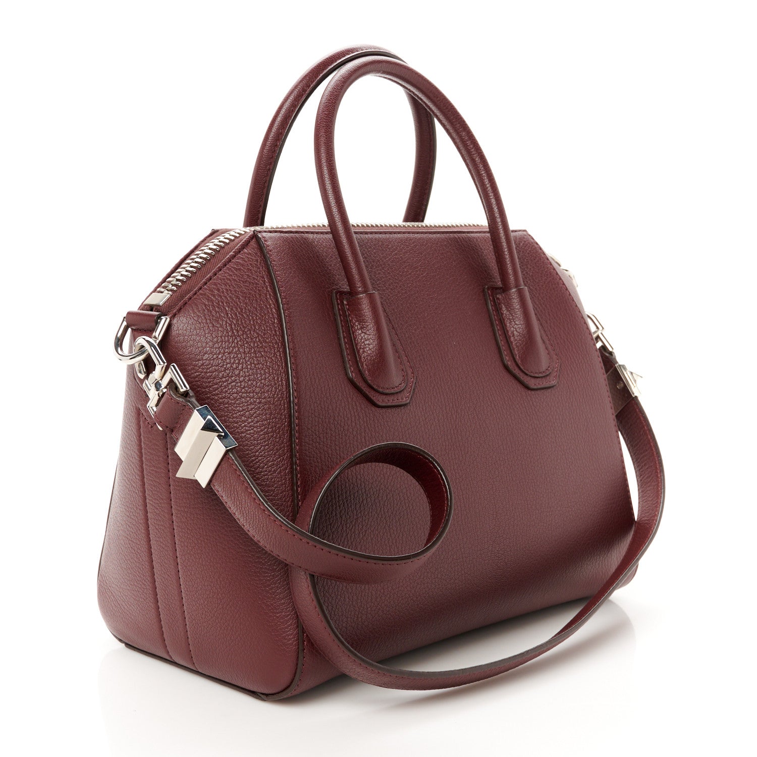 Givenchy Sugar Goatskin Small Antigona Oxblood 3 of 10