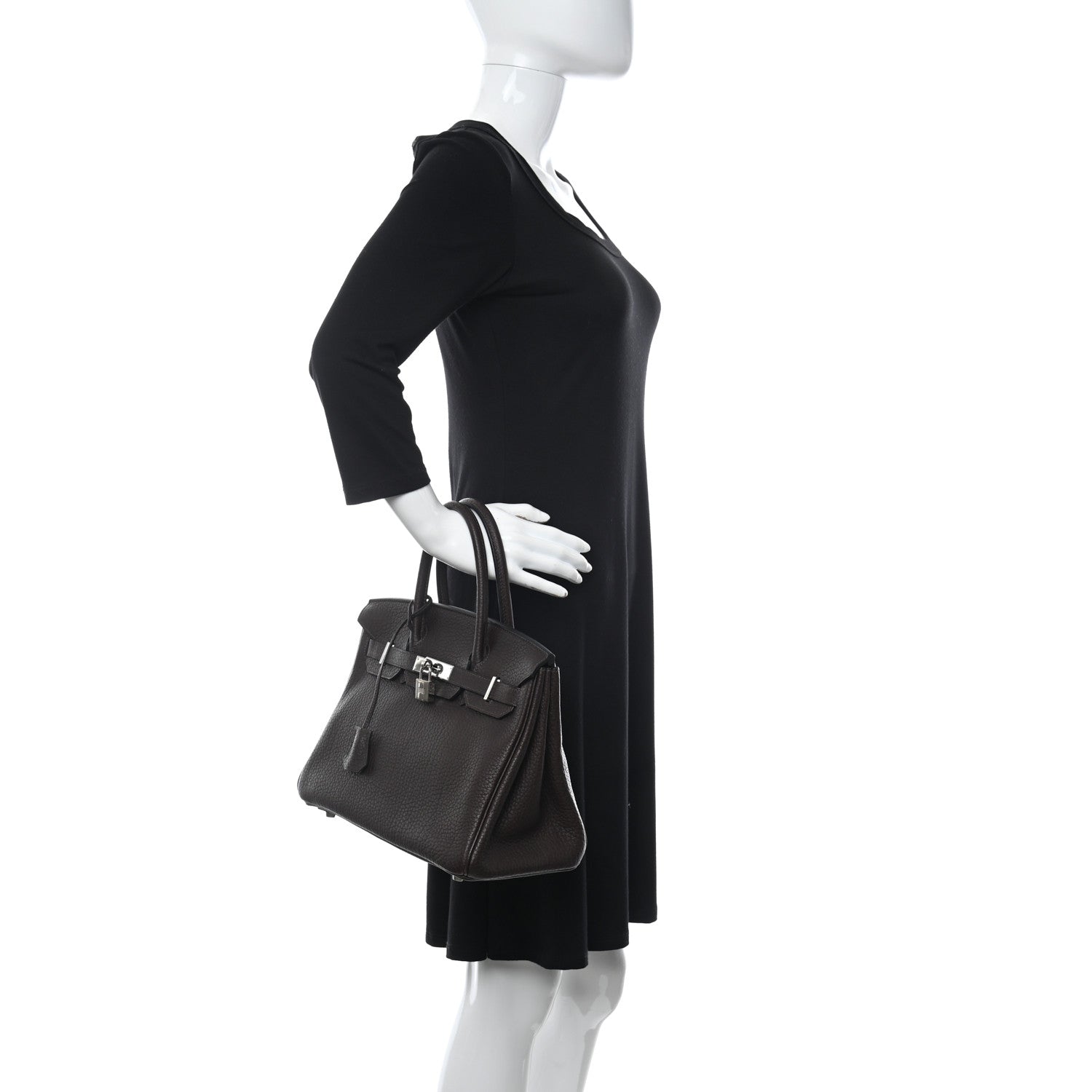 Hermes Fjord Birkin 30 Chocolate 2 of 11