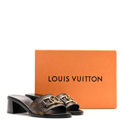 Louis Vuitton Monogram Lock It Mules 39 10 of 10