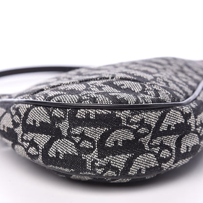 Christian Dior Monogram Mini Saddle Pochette Black 8 of 10