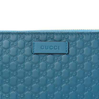 Gucci Microguccissima Zip Around Wallet Deep Cobalt 5 of 8