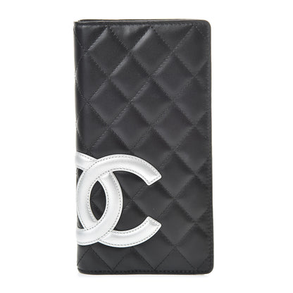 Chanel Calfskin Quilted Cambon Agenda Planner Black Silver 1 of 10