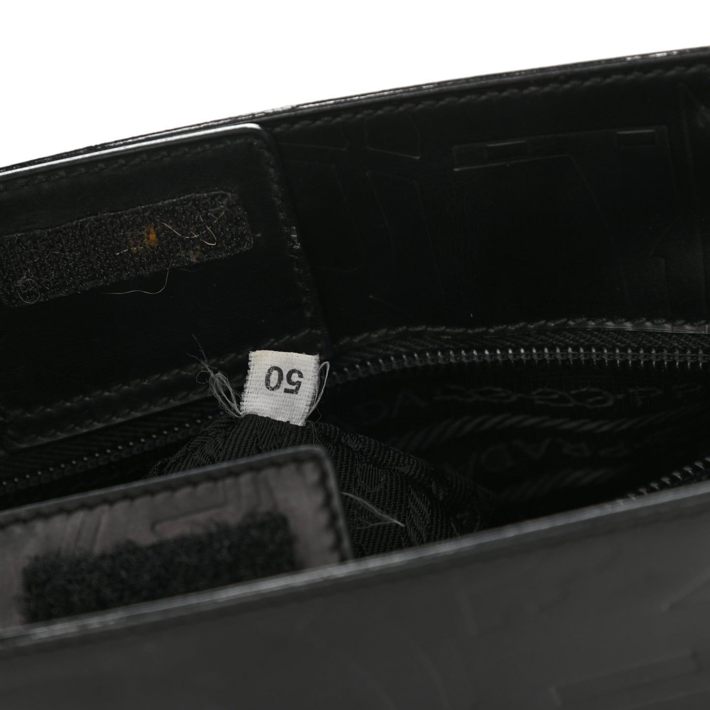 Calfskin Embossed Shoulder Bag Black