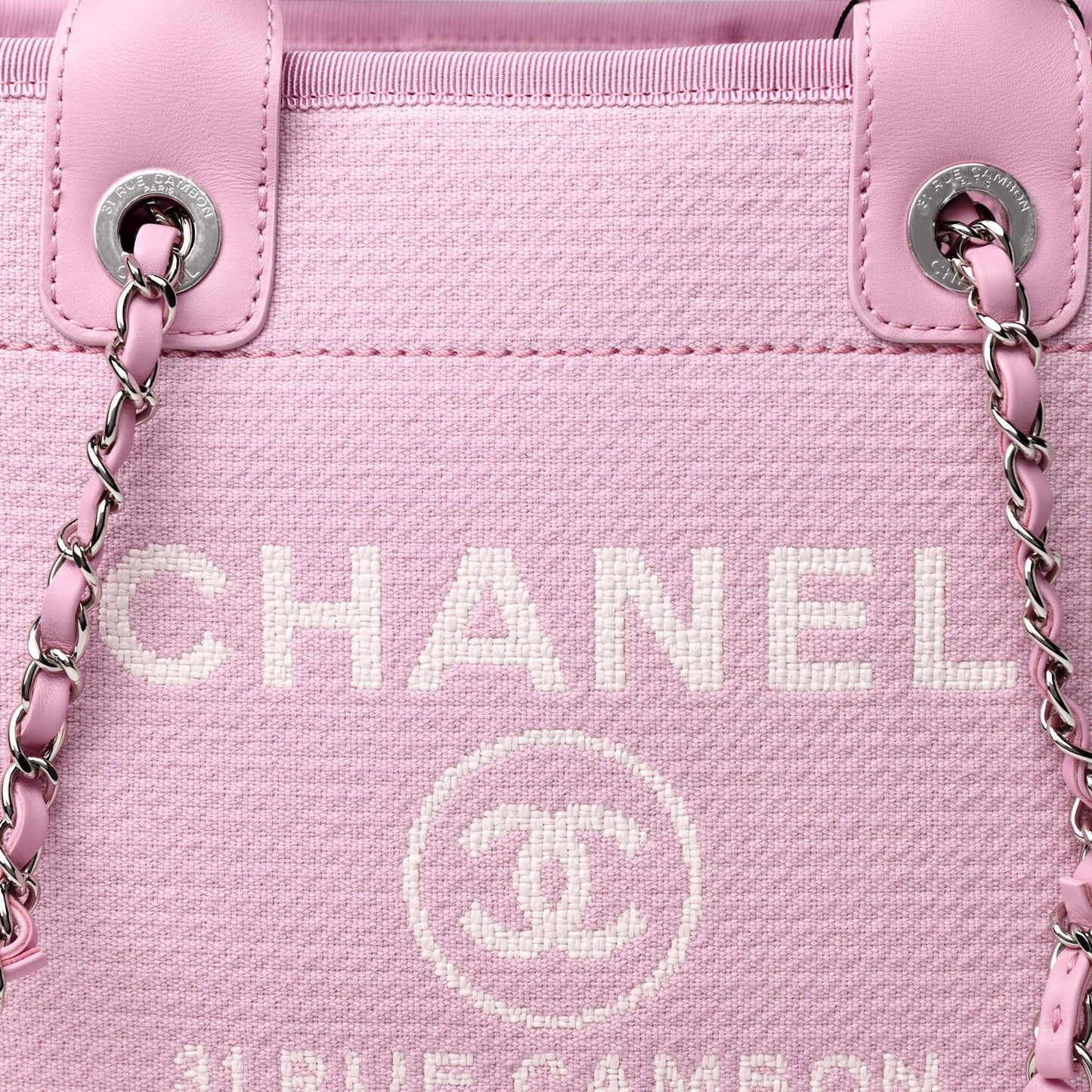Mixed Fibers Small Deauville Tote Pink