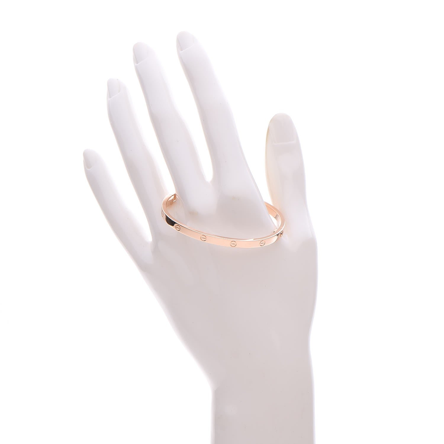 Cartier 18K Pink Gold Small LOVE Bracelet 15 2 of 9