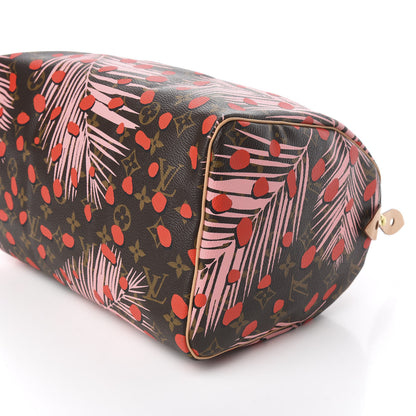 Louis Vuitton Monogram Jungle Dots Speedy 30 Sugar Pink Poppy 9 of 10