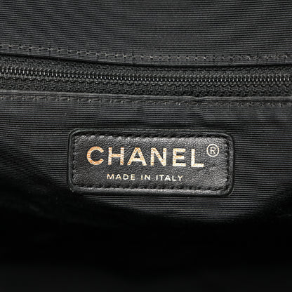 Chanel Lambskin Quilted Medium Elegant CC Flap Navy Black 6 of 13