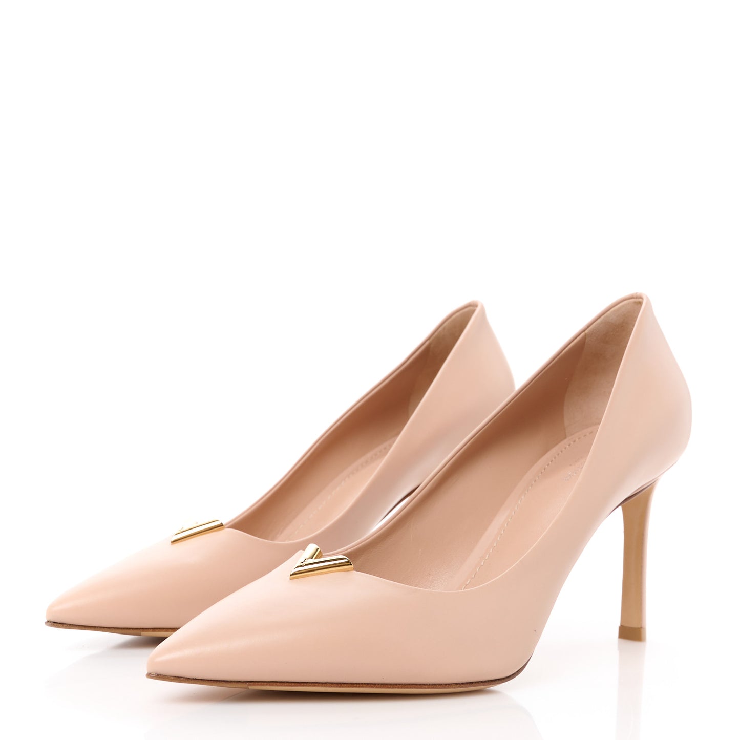 Calfskin Heartbreaker Pumps 41 Blush