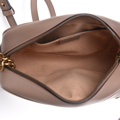 Gucci Calfskin Matelasse Small GG Marmont Chain Shoulder Bag Taupe 7 of 9