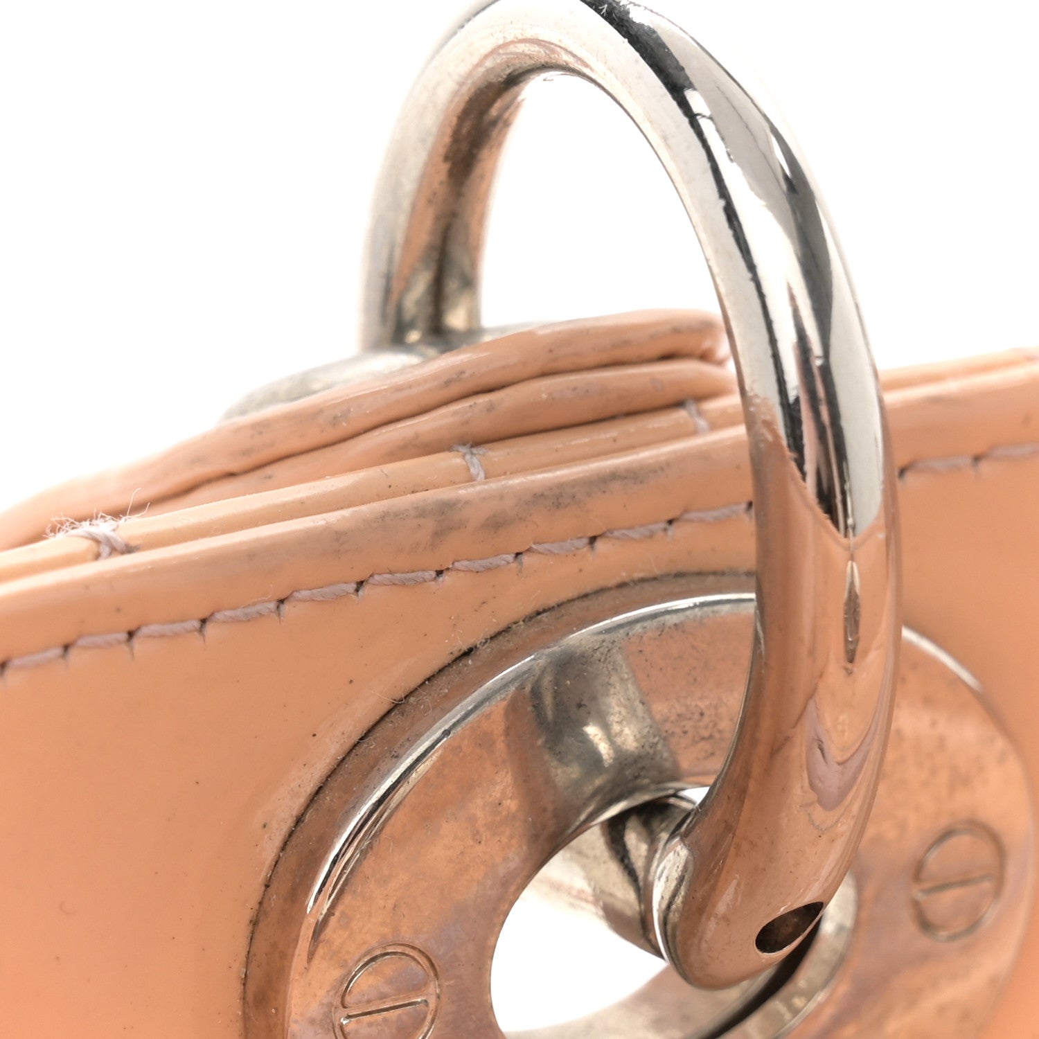 Christian Dior Patent Cannage Medium Lady Dior Rose Clair 12 of 15