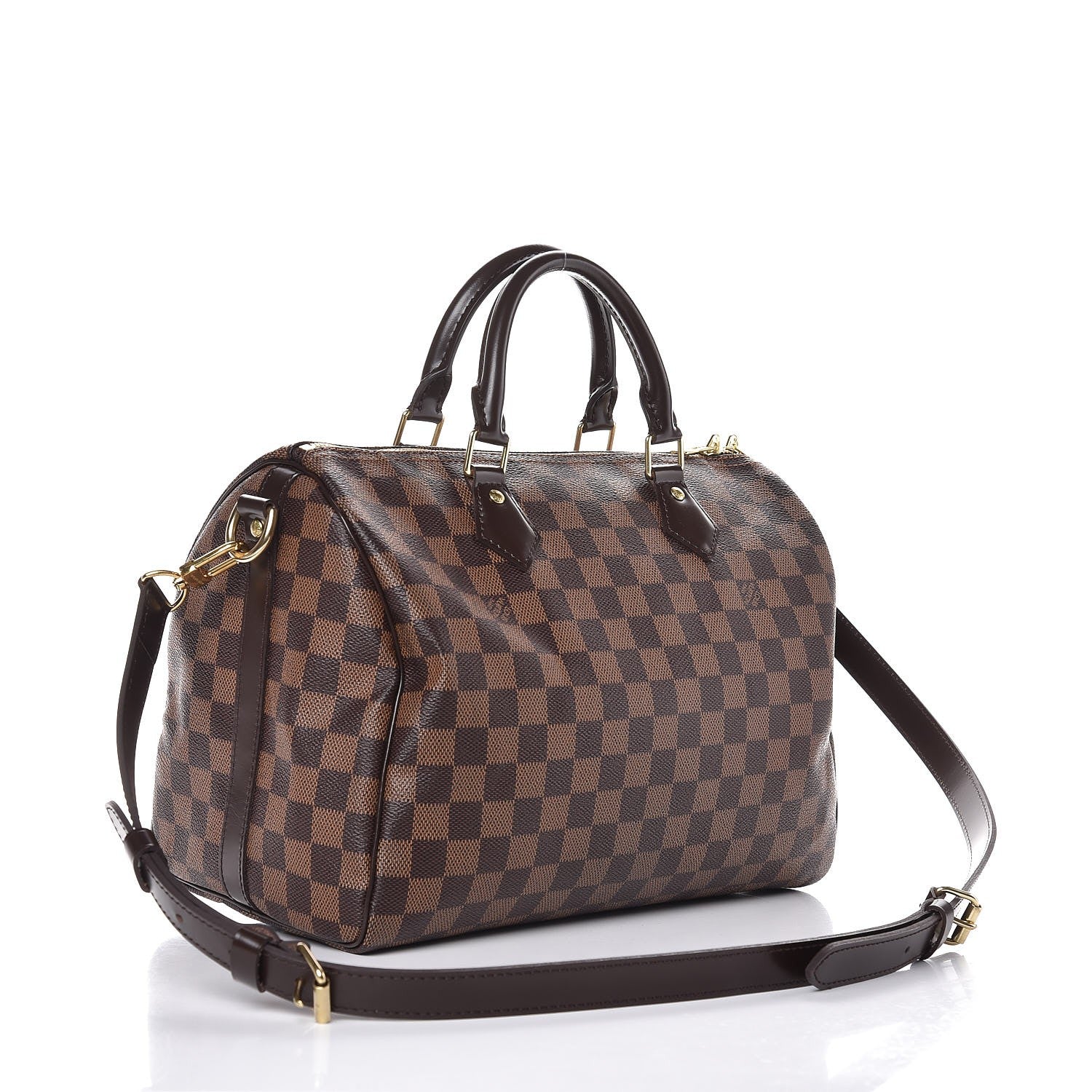 Louis Vuitton Damier Ebene Speedy Bandouliere 30 3 of 7