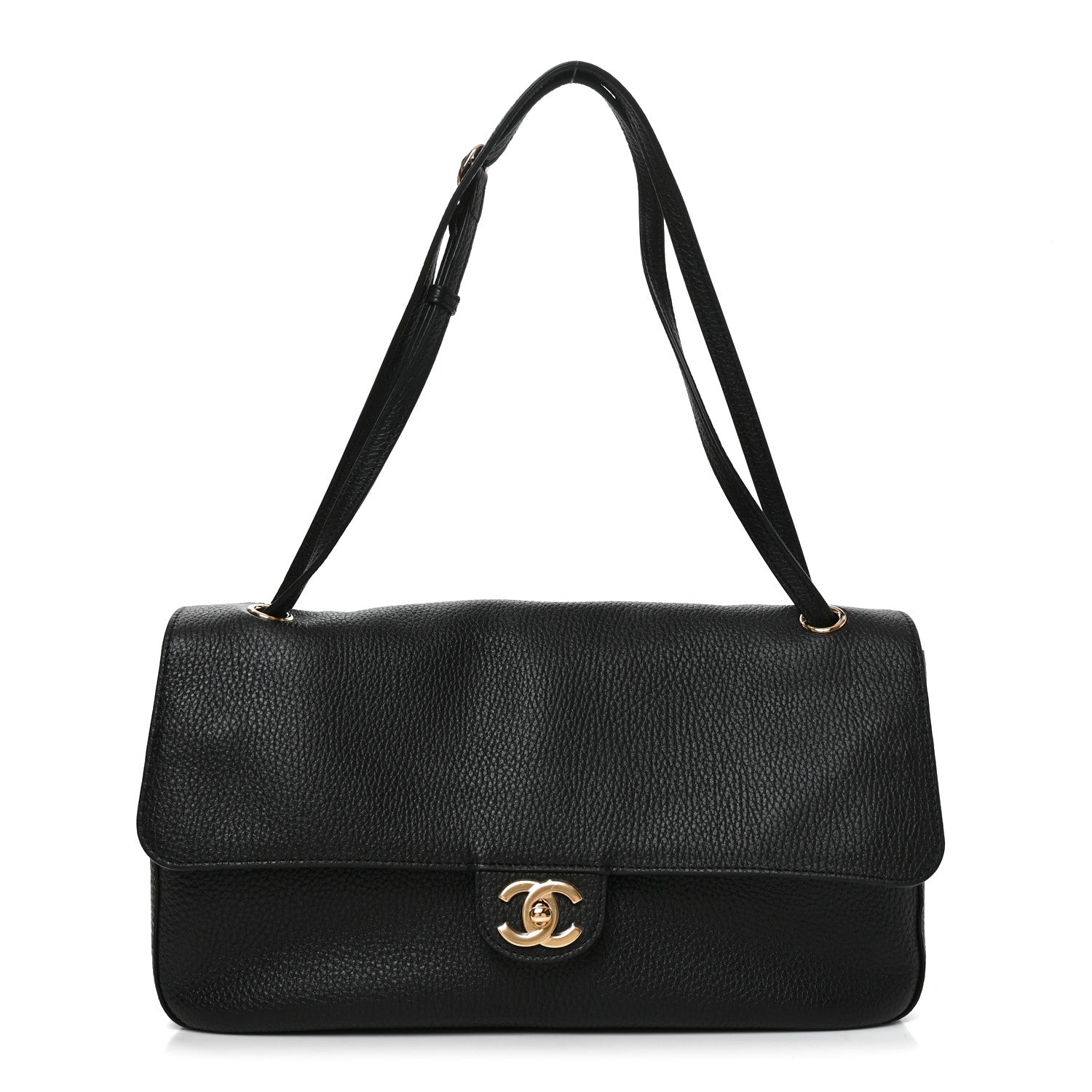 Chanel Grained Calfskin Small Souplissimo Maxi Flap Black 1 of 11