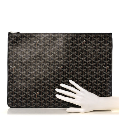 Goyard Goyardine Senat Pochette GM Black 2 of 9