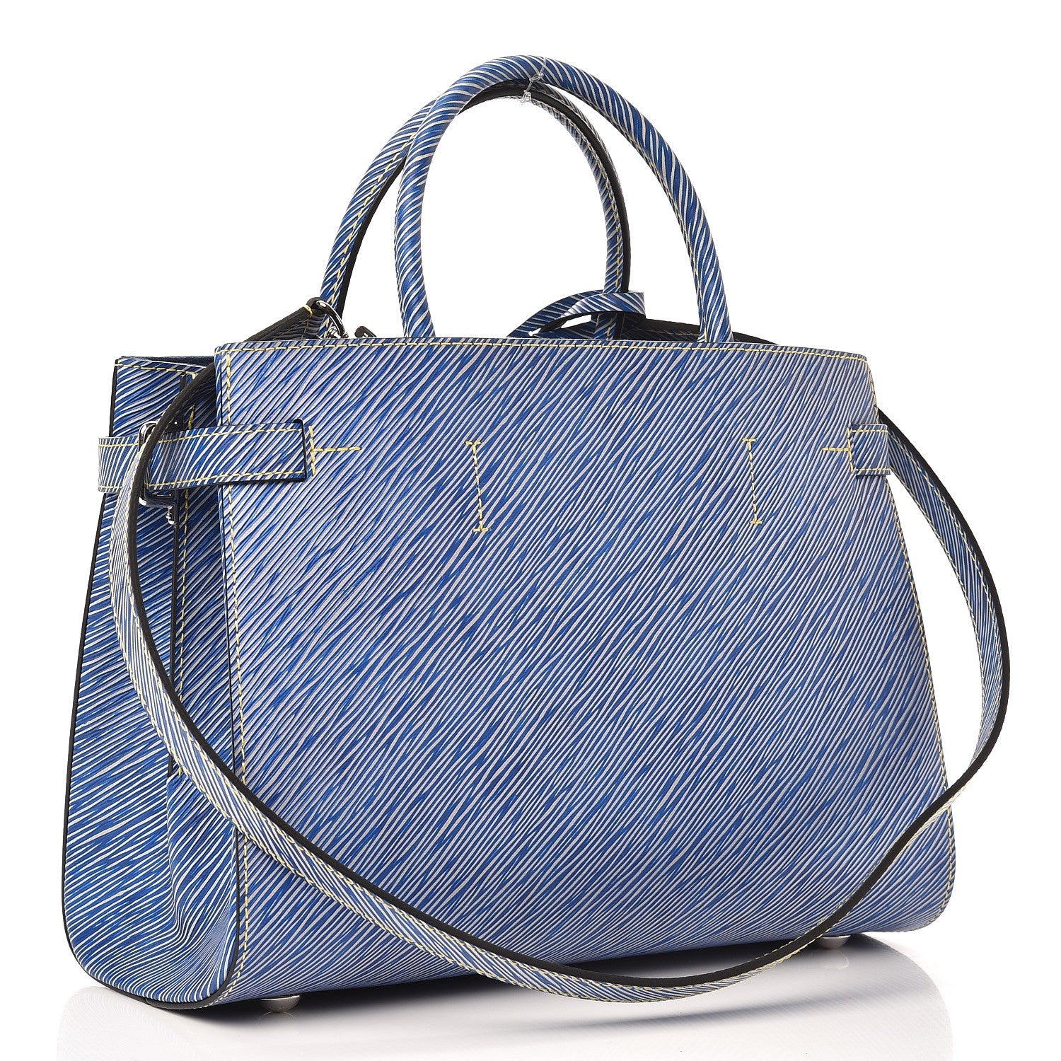 Louis Vuitton Epi Pins Twist Tote Denim Light 3 of 7