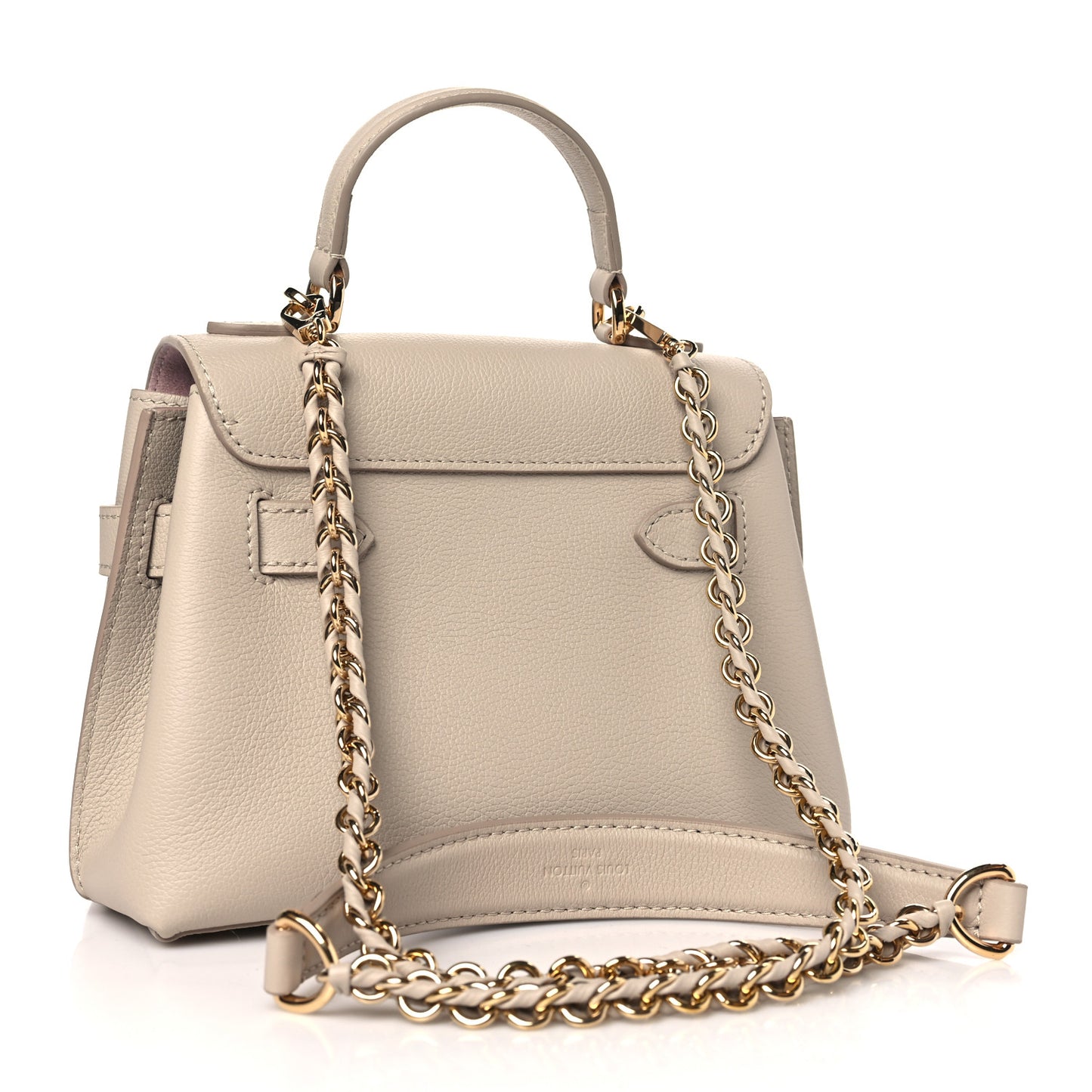 Soft Calfskin Mini Lockme Ever Greige