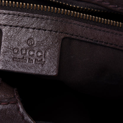Gucci Monogram Medium Interlocking Hobo Dark Brown 6 of 11