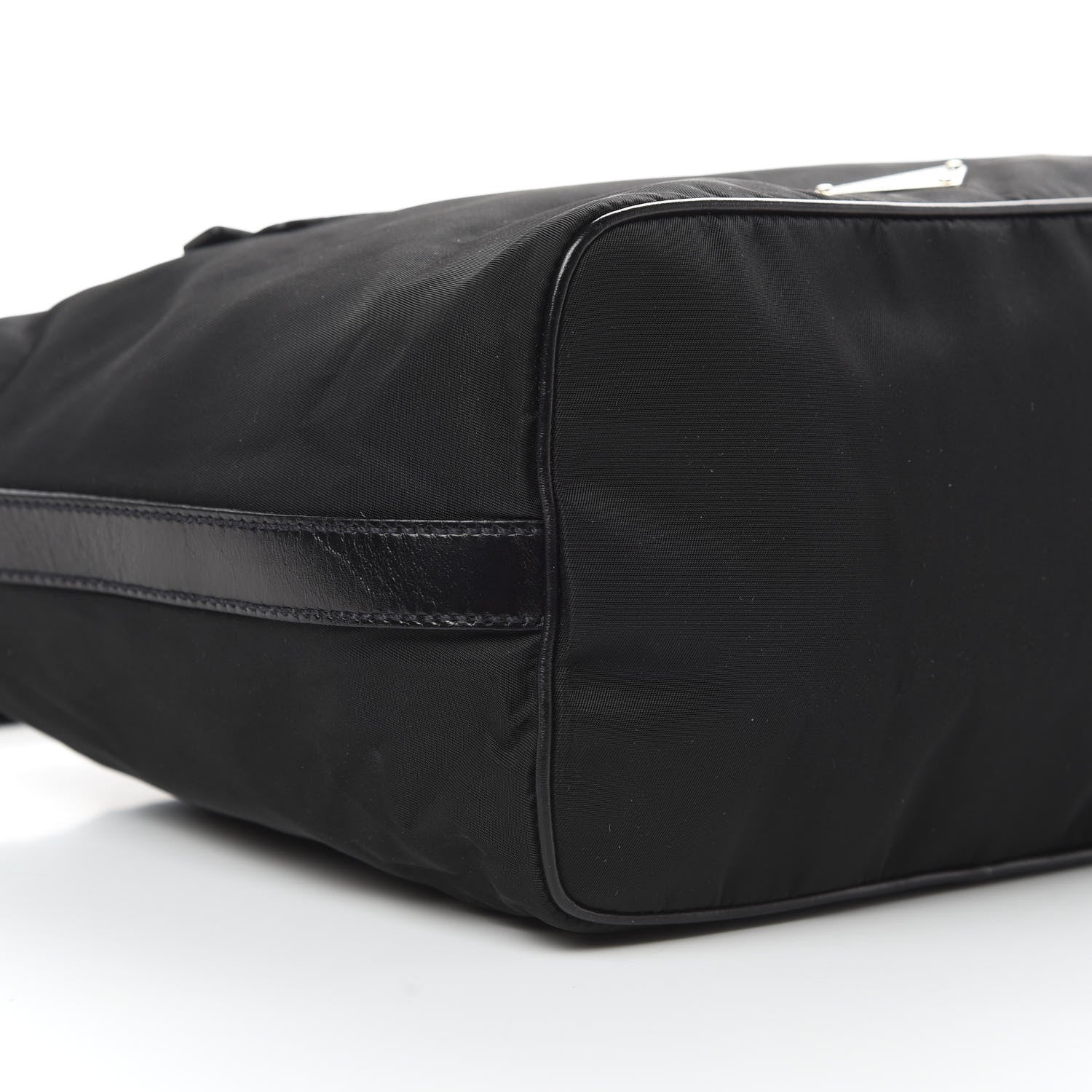 Prada Tessuto Nylon Vitello Hobo Black 9 of 10