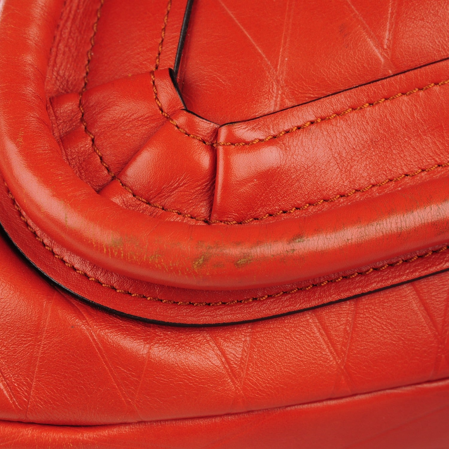 Chloe Calfskin Diamond Embossed Medium Paraty Red 5 of 18