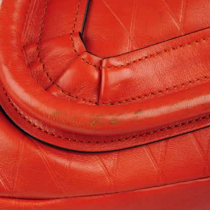 Chloe Calfskin Diamond Embossed Medium Paraty Red 5 of 18