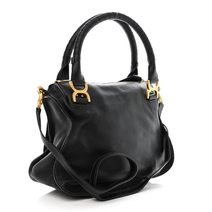 Chloe Calfskin Medium Marcie Satchel Black 3 of 10