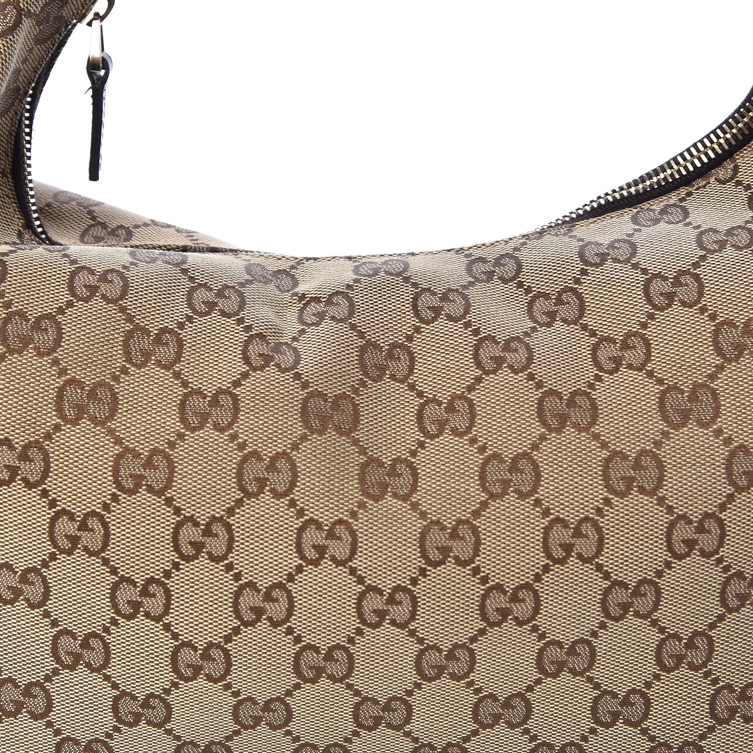 Gucci Monogram Medium Horsebit Chain Hobo Dark Brown 14 of 14