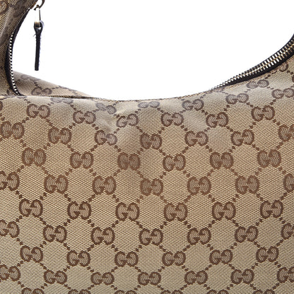 Gucci Monogram Medium Horsebit Chain Hobo Dark Brown 14 of 14