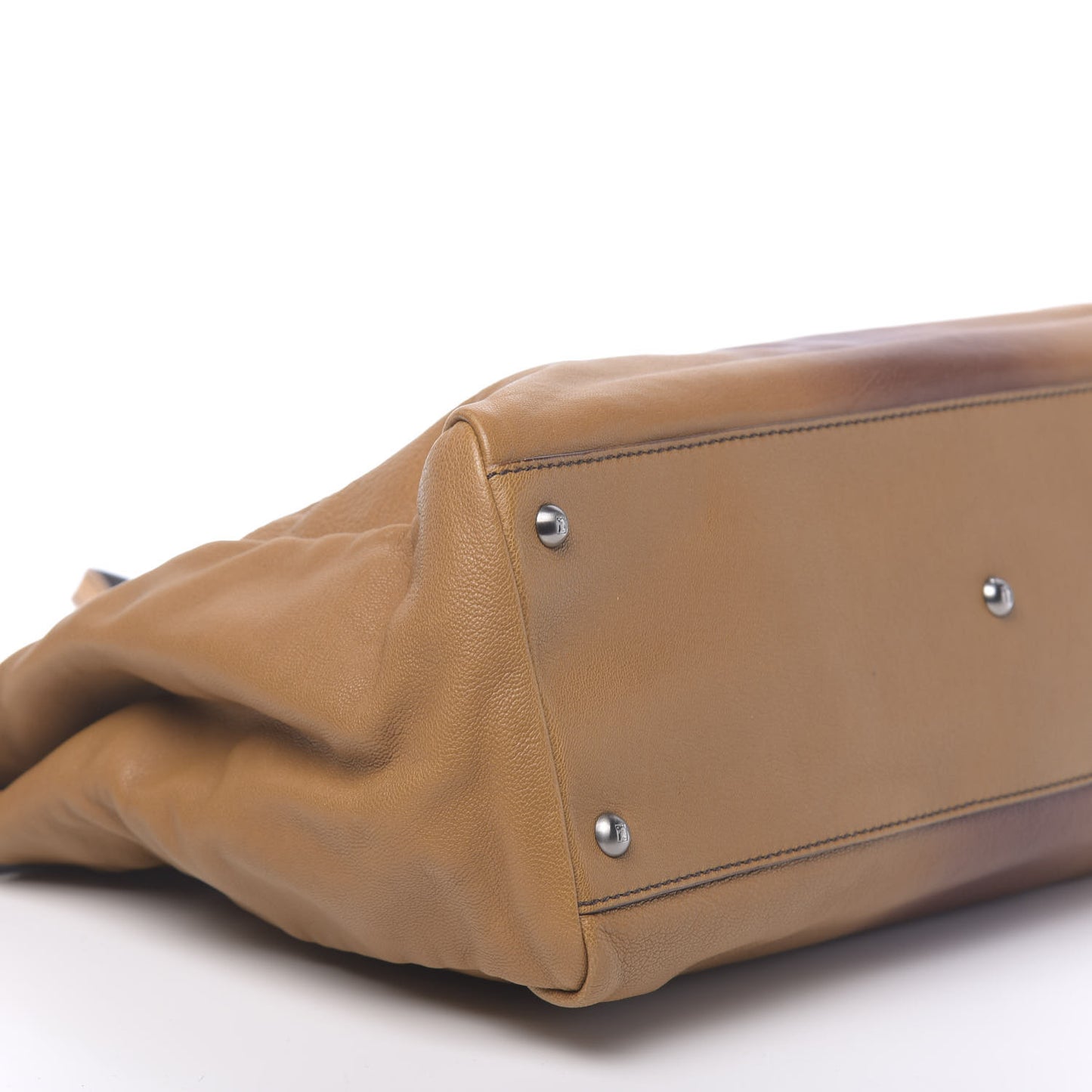 Goatskin Calf Hair Large Peekaboo Iconic Satchel Cuoio Moro
