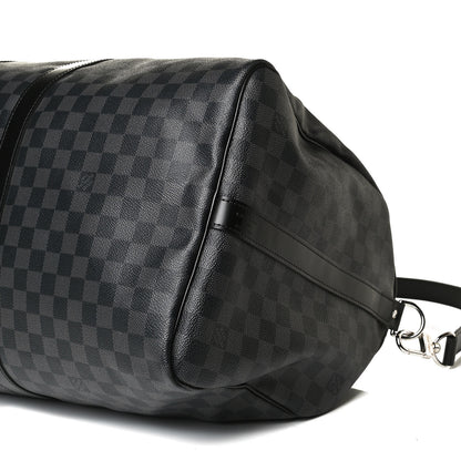 Louis Vuitton Damier Graphite Keepall Bandouliere 55 7 of 16