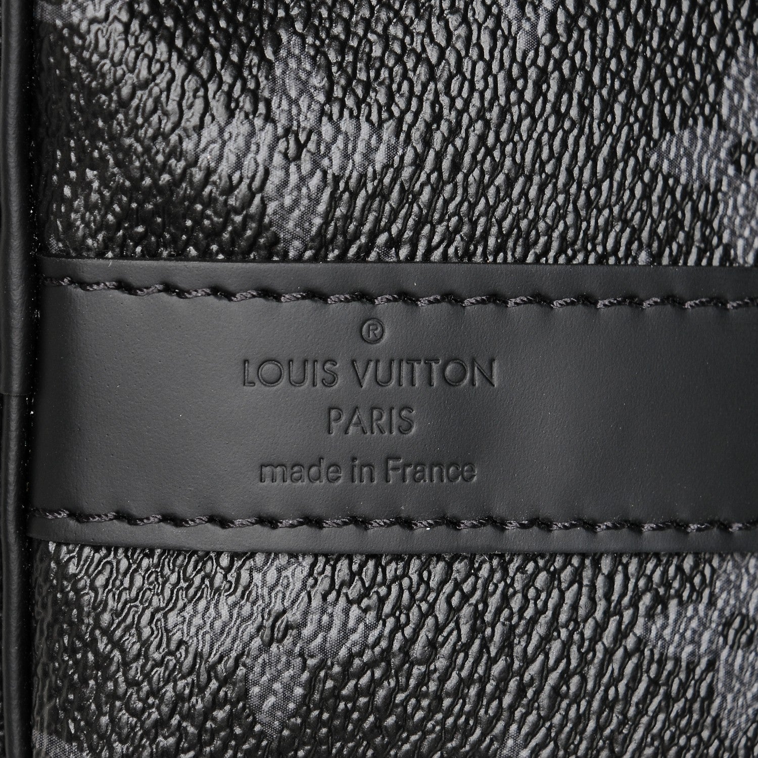 Louis Vuitton X FUJIWARA Monogram Eclipse Flash Fragment Keepall Bandouliere 55 7 of 7