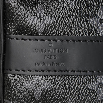Louis Vuitton X FUJIWARA Monogram Eclipse Flash Fragment Keepall Bandouliere 55 7 of 7