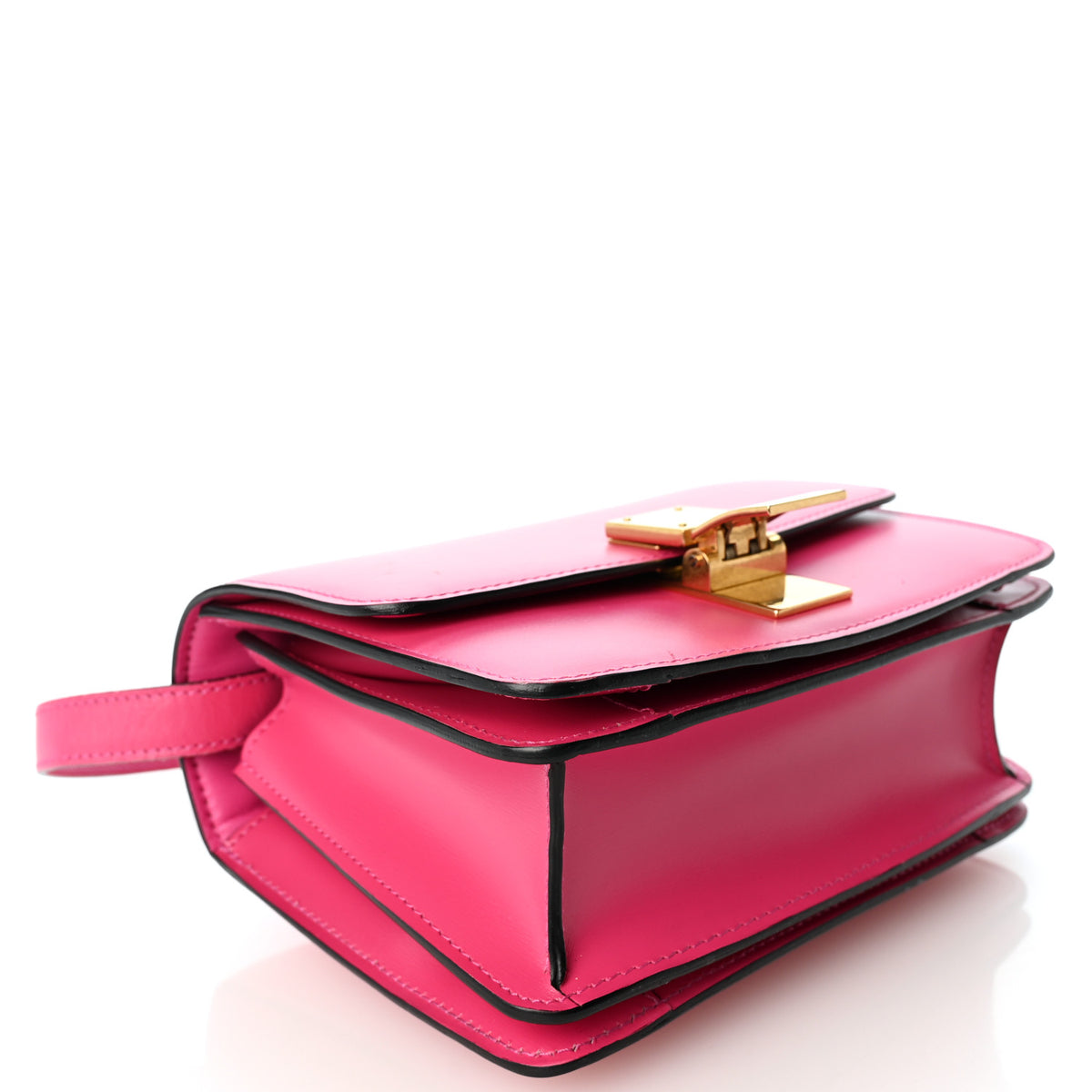 Box Calfskin Small Classic Box Flap Bag Hibiscus