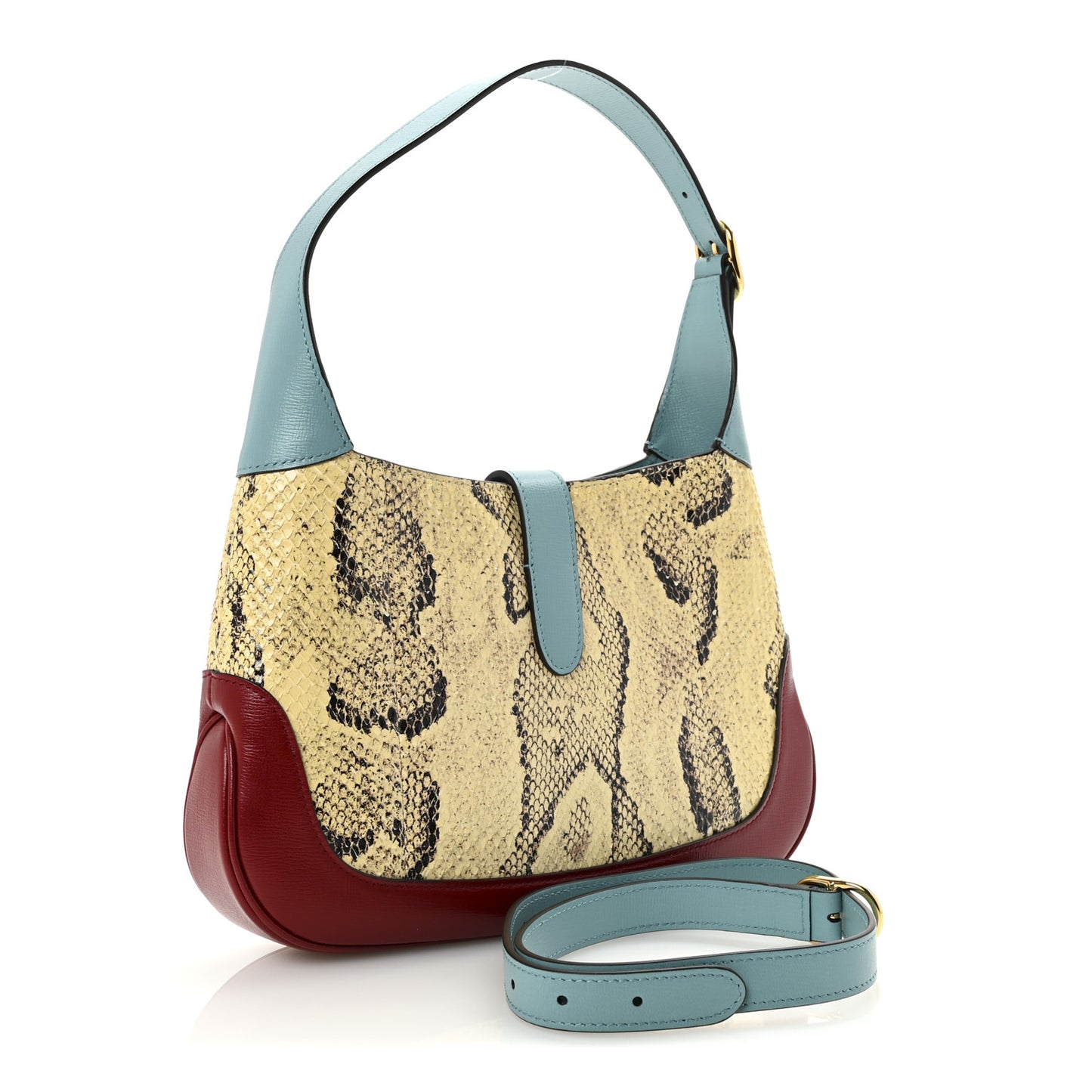 Snakeskin Calfskin Small Jackie 1961 Hobo Multicolor