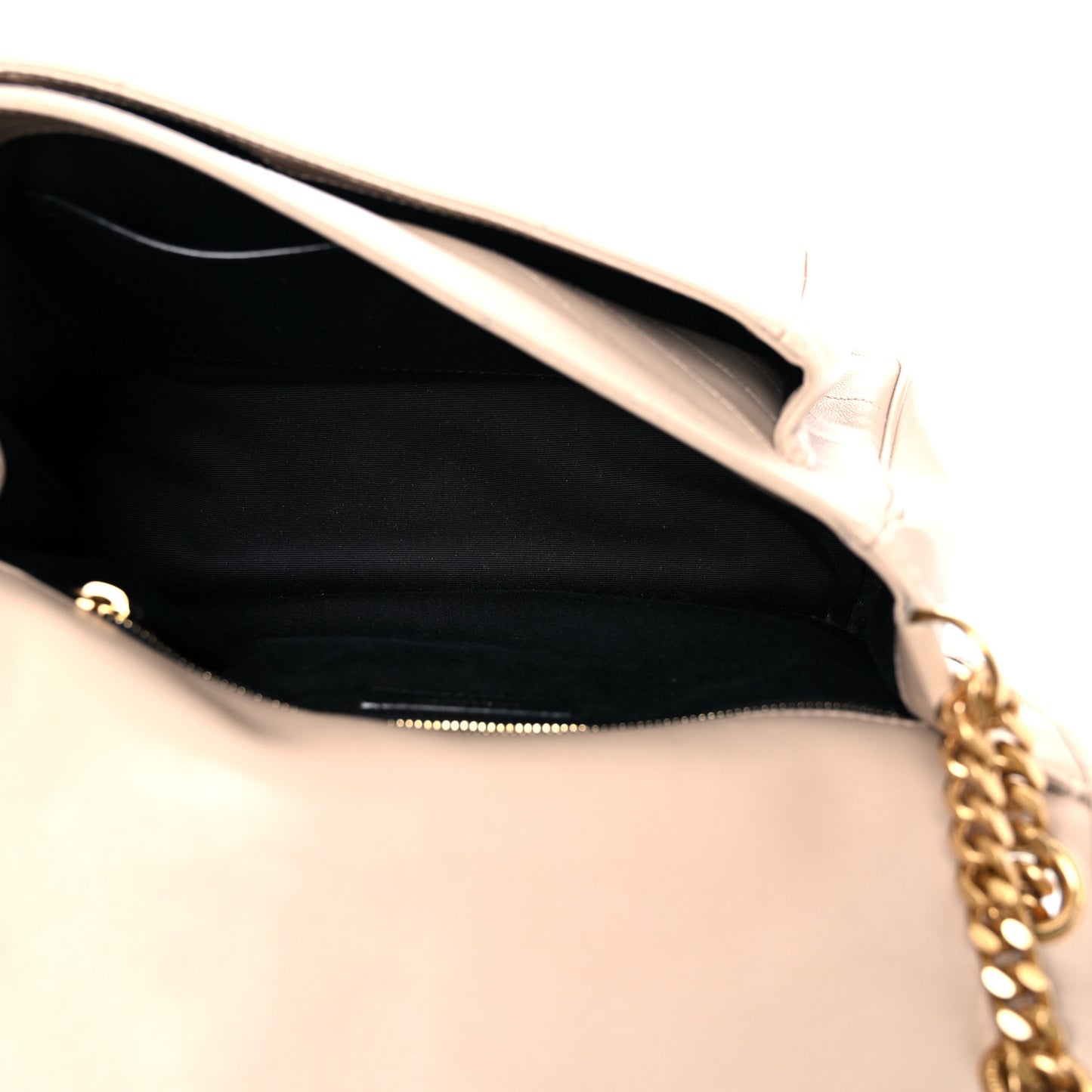 Lambskin Matelasse Monogram Medium Niki Chain Satchel Dark Beige