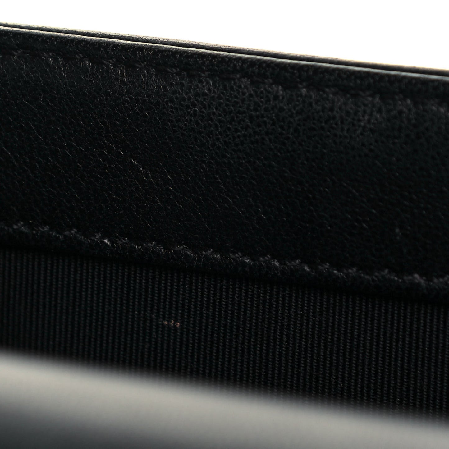 Lambskin Quilted Medium Boy Flap Black