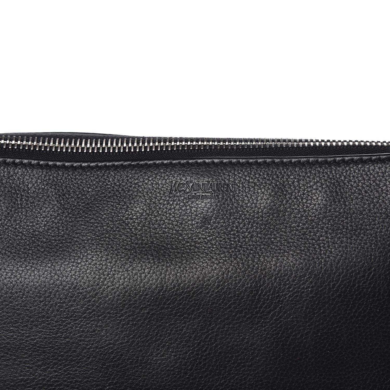 Saint Laurent Calfskin Document Holder Black 7 of 10