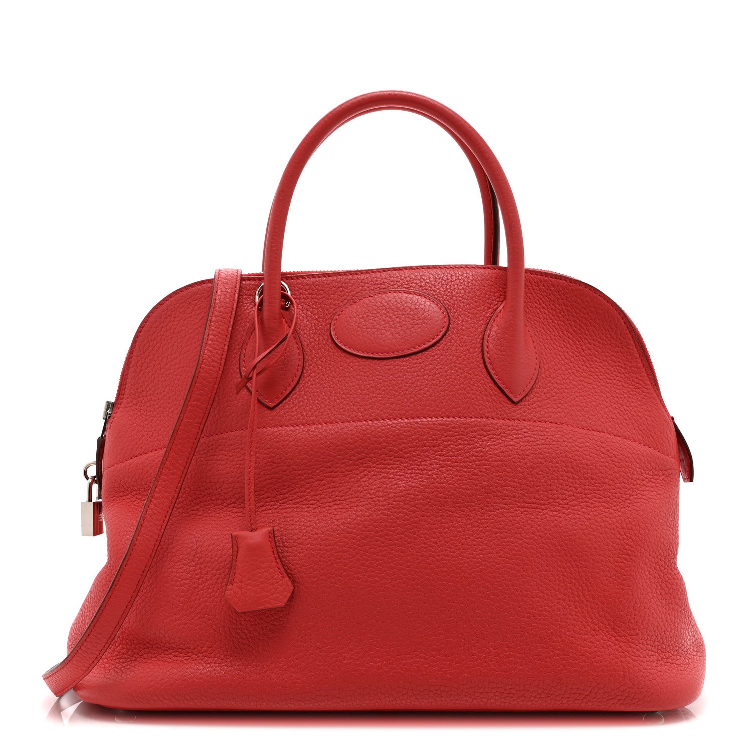 Hermes Taurillon Clemence Bolide 35 Rouge Casaque 1 of 10