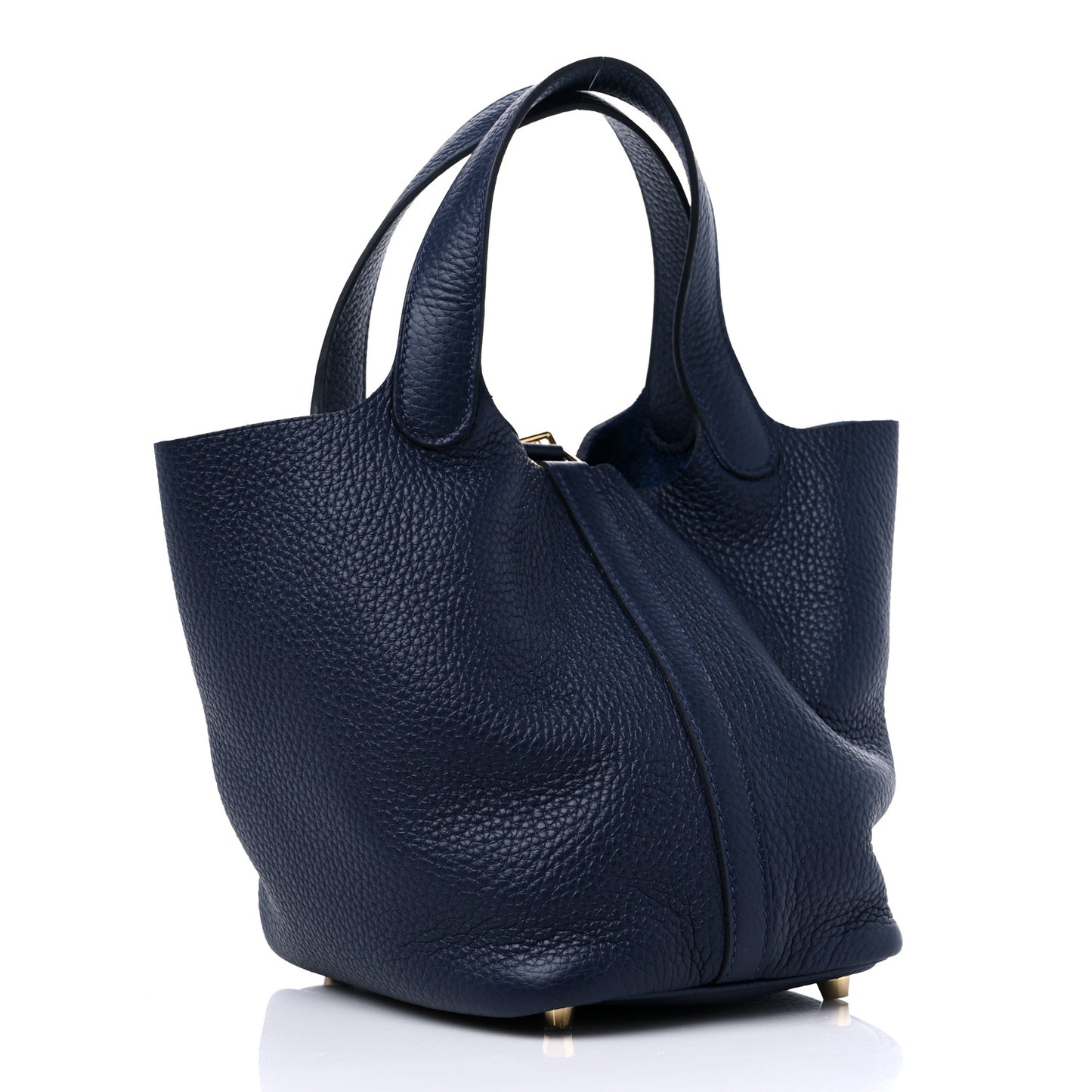 Taurillon Clemence Picotin Lock 18 PM Bleu Nuit