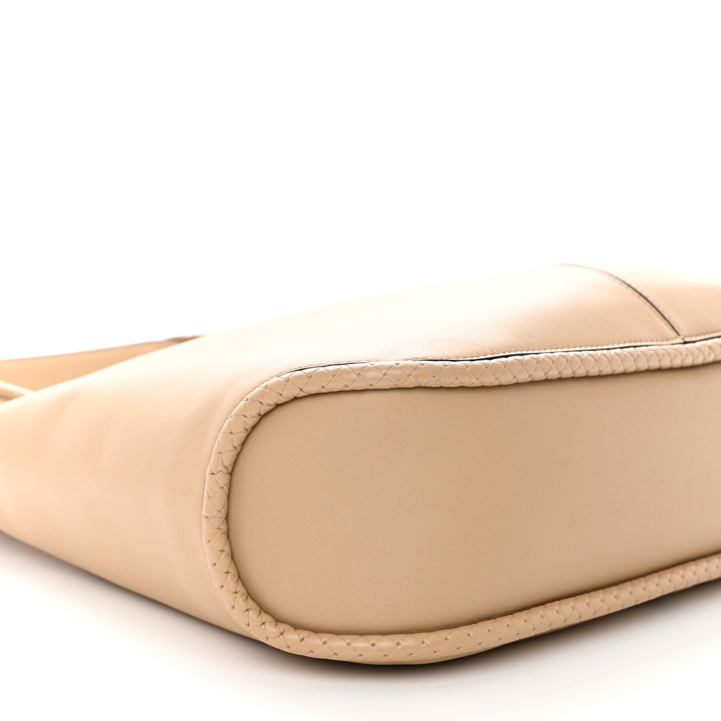 Calfskin Gancini Hobo Beige