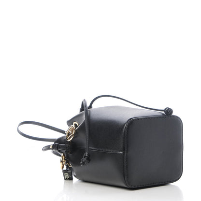 Fendi Vitello Liberty Lucido F is Fendi Mini Mon Tresor Bucket Bag Black 4 of 8