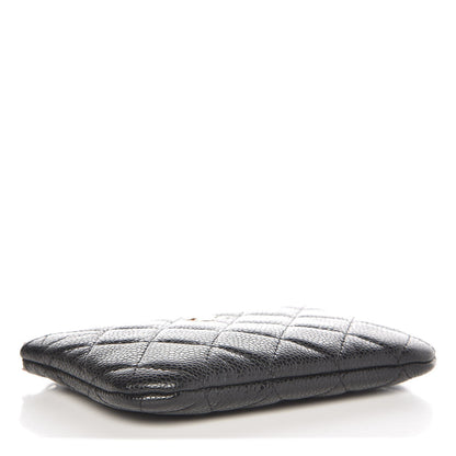 Chanel Caviar Quilted Small Cosmetic Case Black 4 of 7