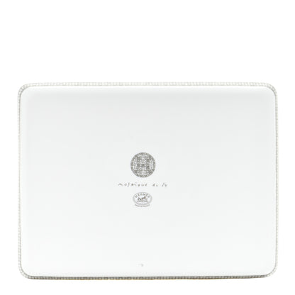 Hermes Porcelain Mosaique Au 24 Sushi Plate Platine 2 of 4