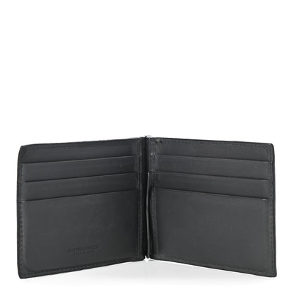 Bottega Veneta Nappa Intrecciato Bi-Fold Money Clip Wallet Black 5 of 9