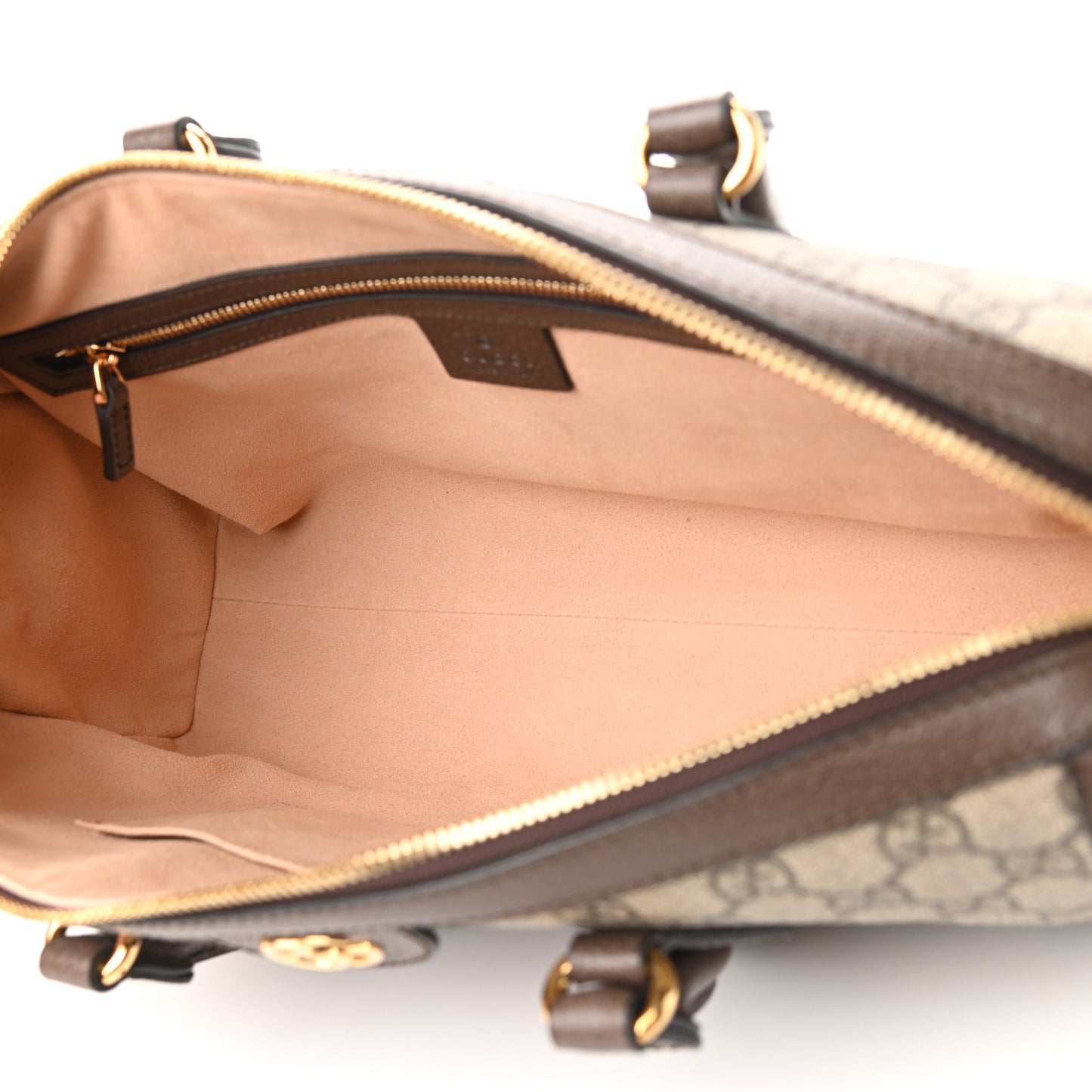 GG Supreme Monogram Web Medium Ophidia Boston Brown